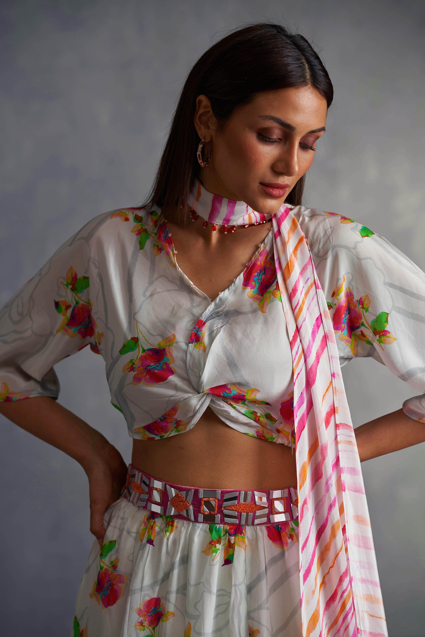 Blossomm Printed Lehenga Set
