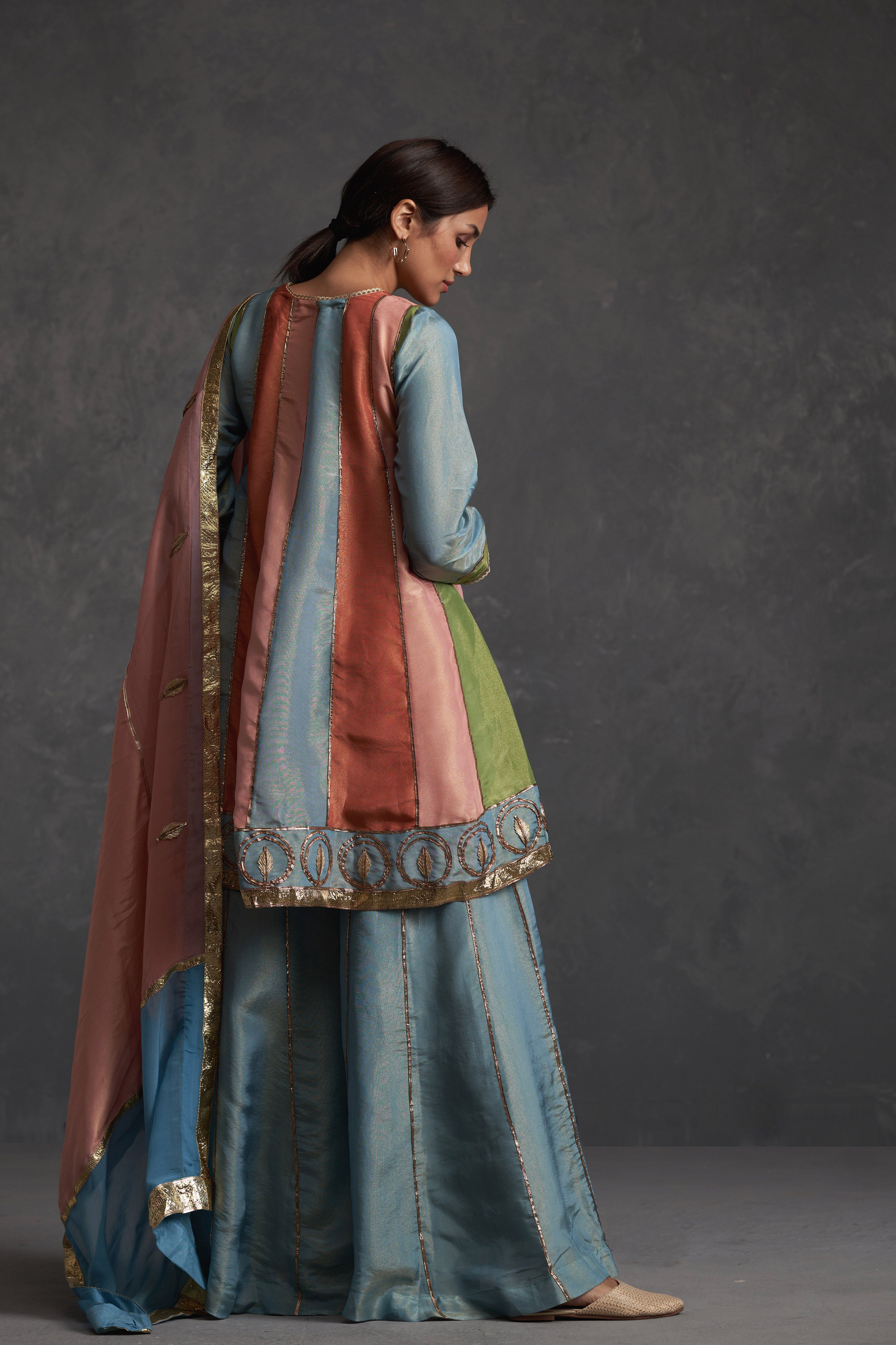 Sunehri Flared Kurta Set