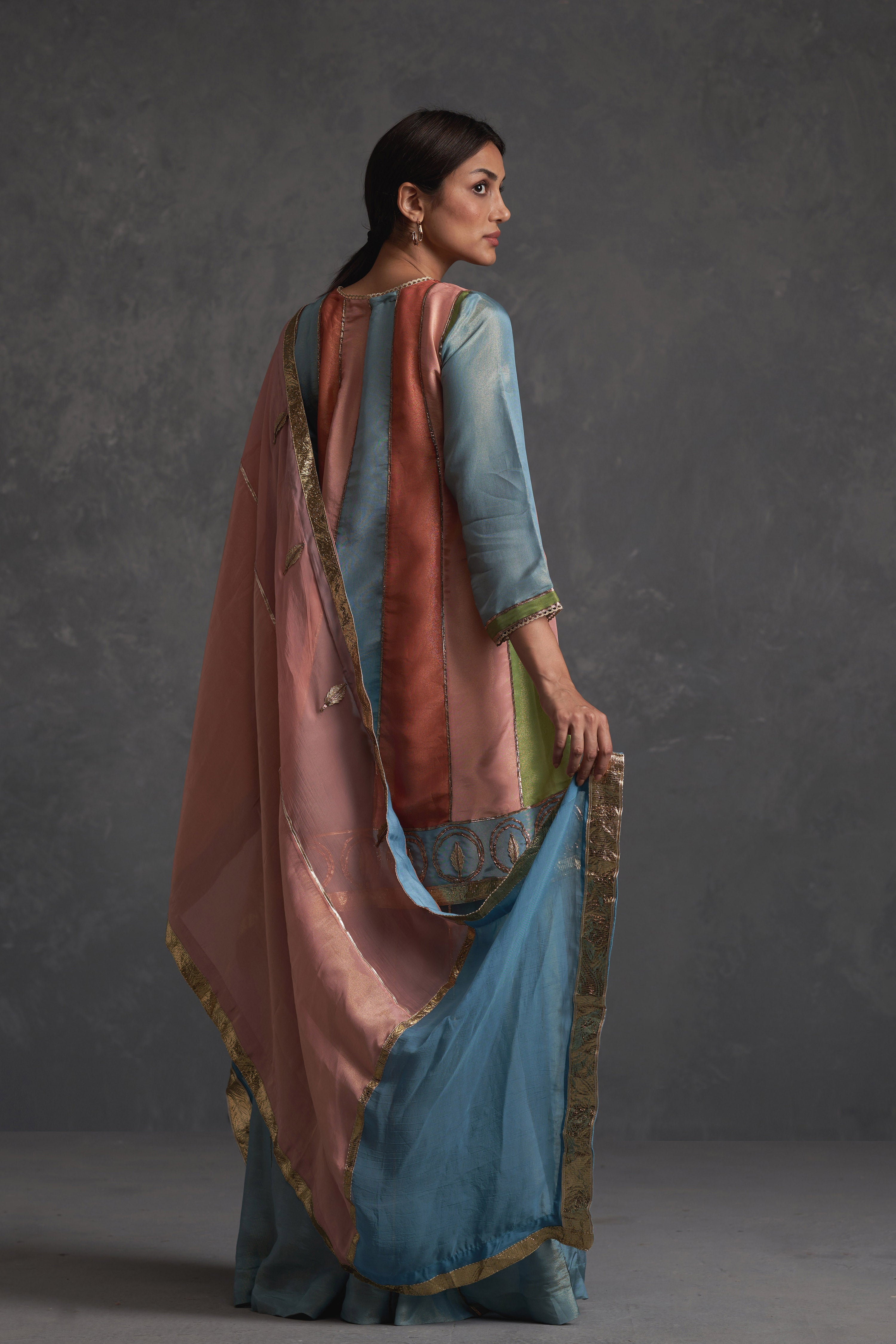 Sunehri Flared Kurta Set