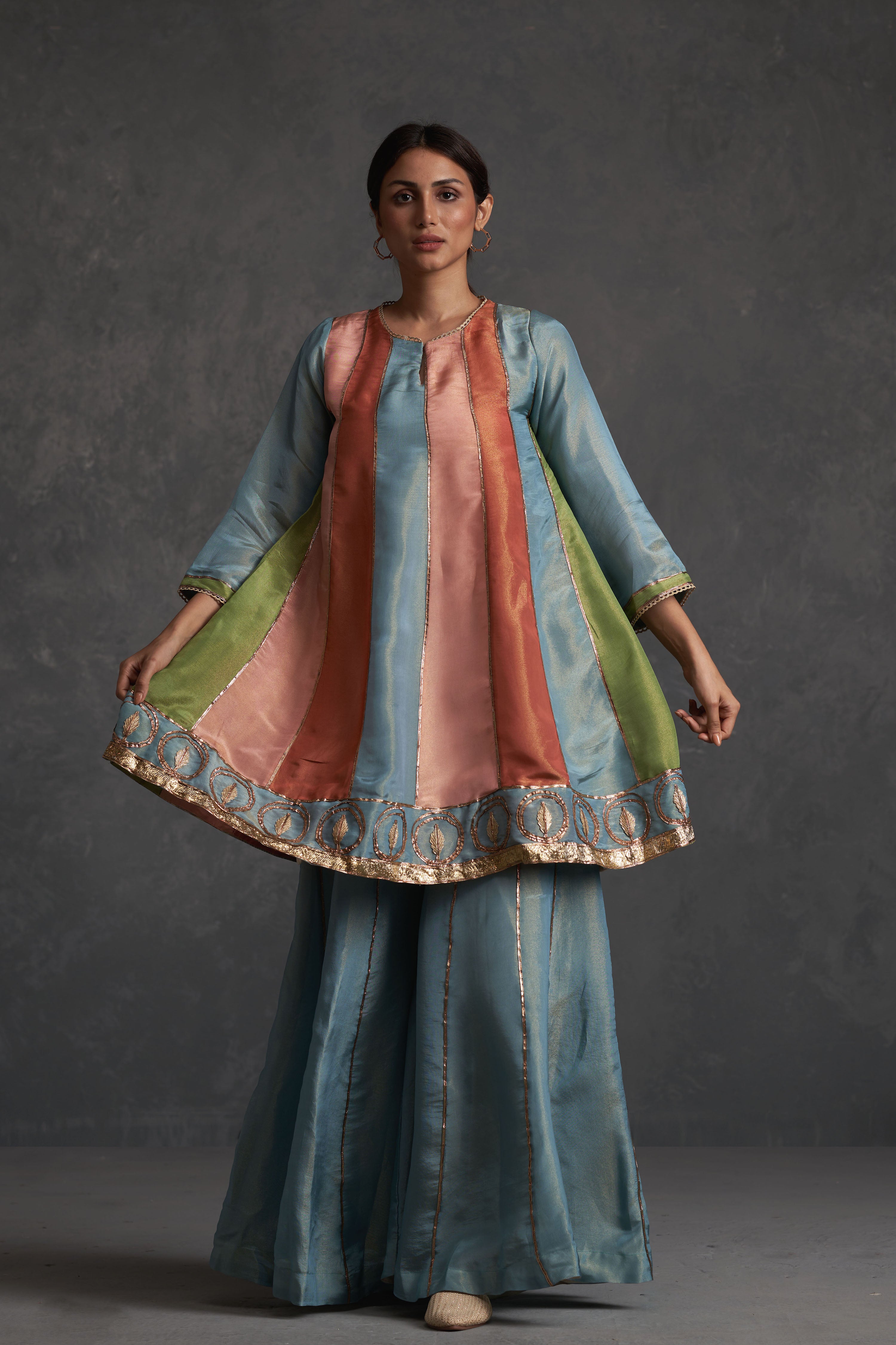 Sunehri Flared Kurta Set
