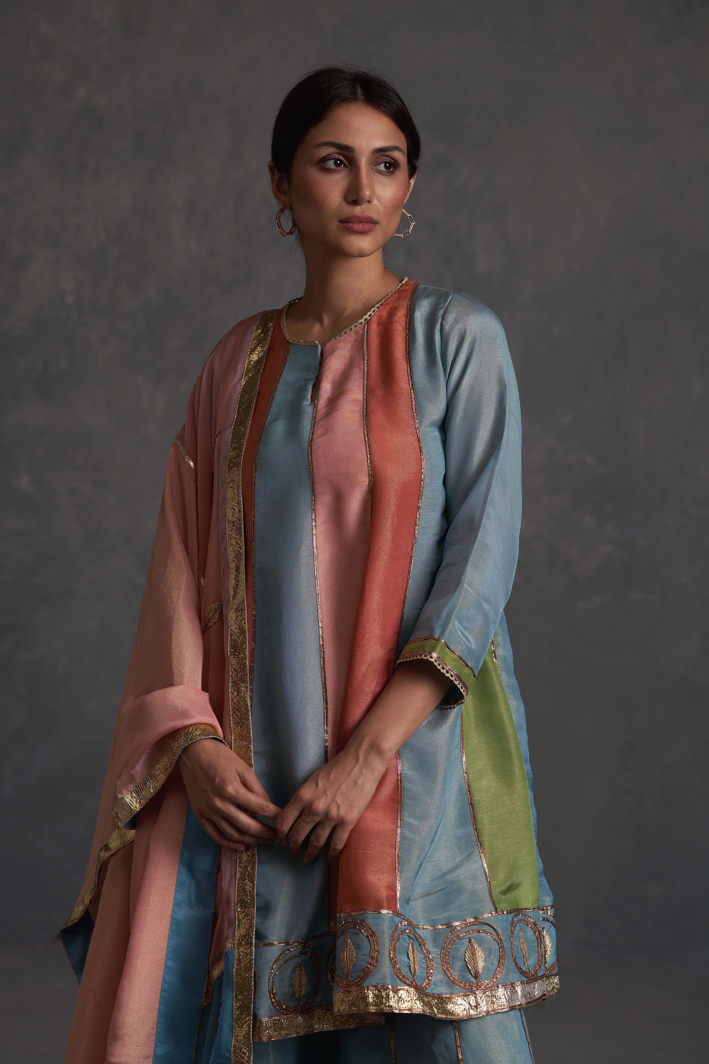 Sunehri Flared Kurta Set