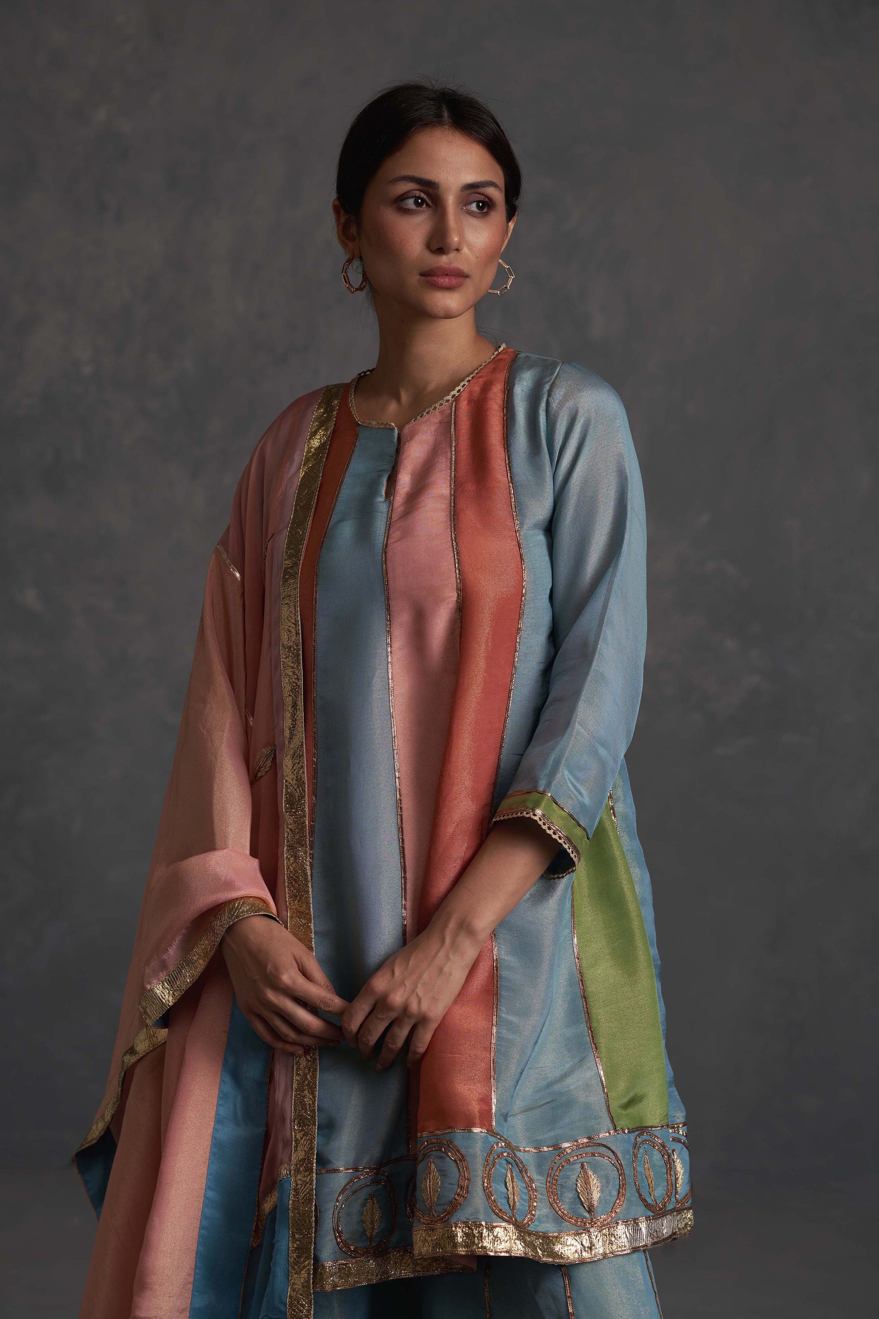 Sunehri Flared Kurta Set