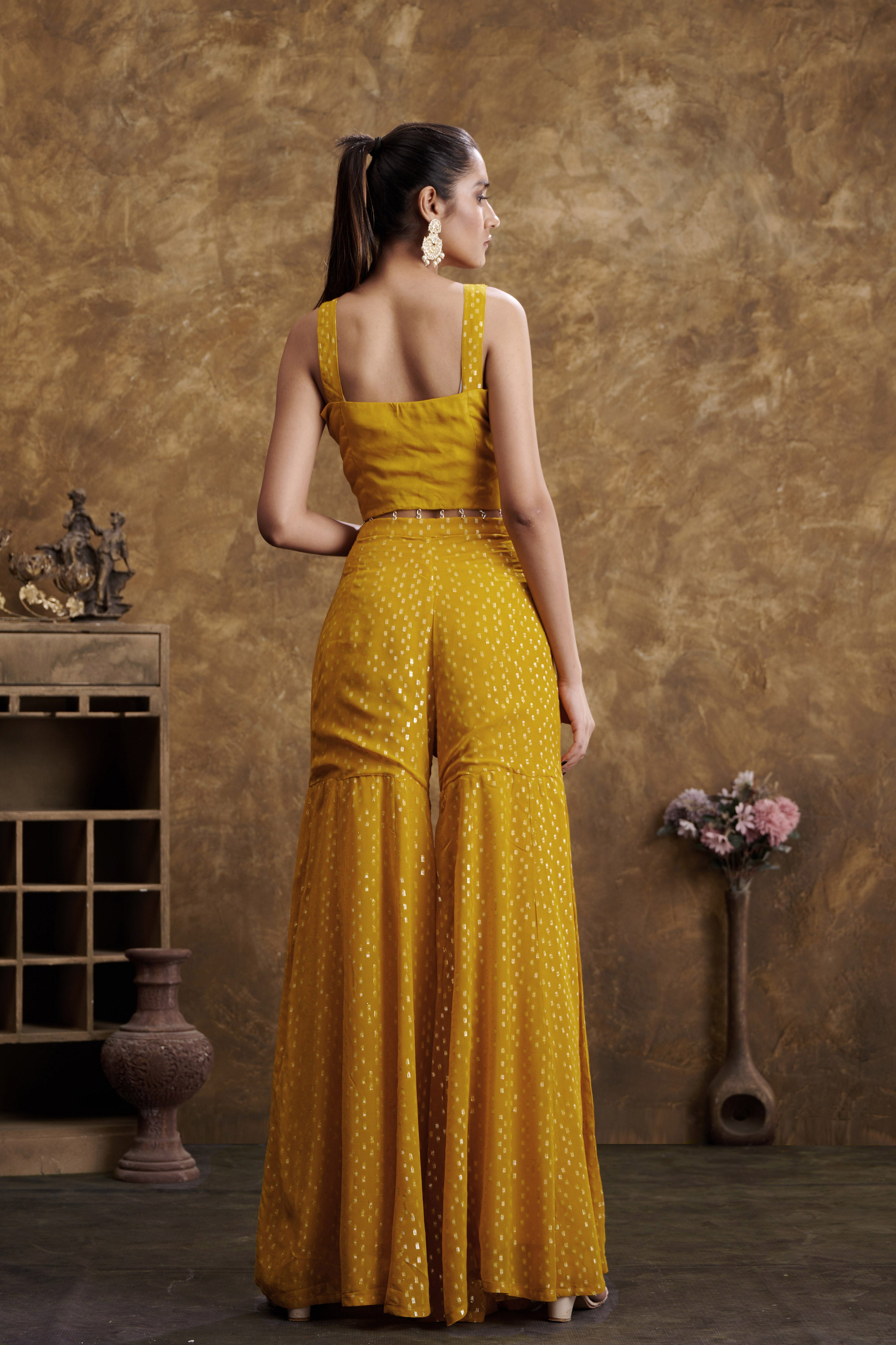 Sitaara Sharara And Jacket Set