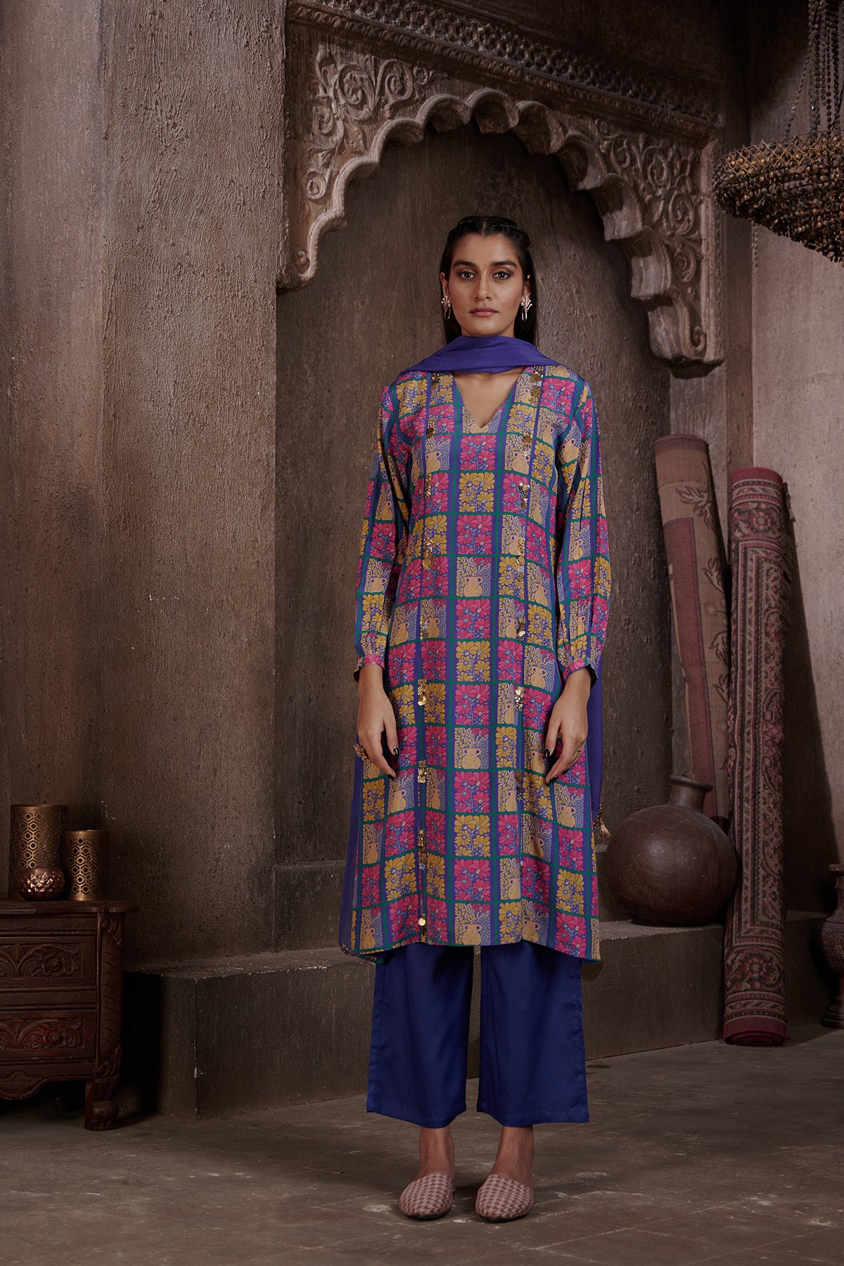 Zaha A-line Kurta Set