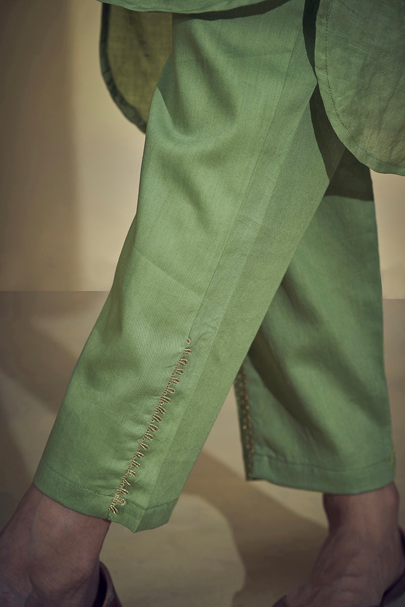 Ta’aruf Sage Green Kurta Set
