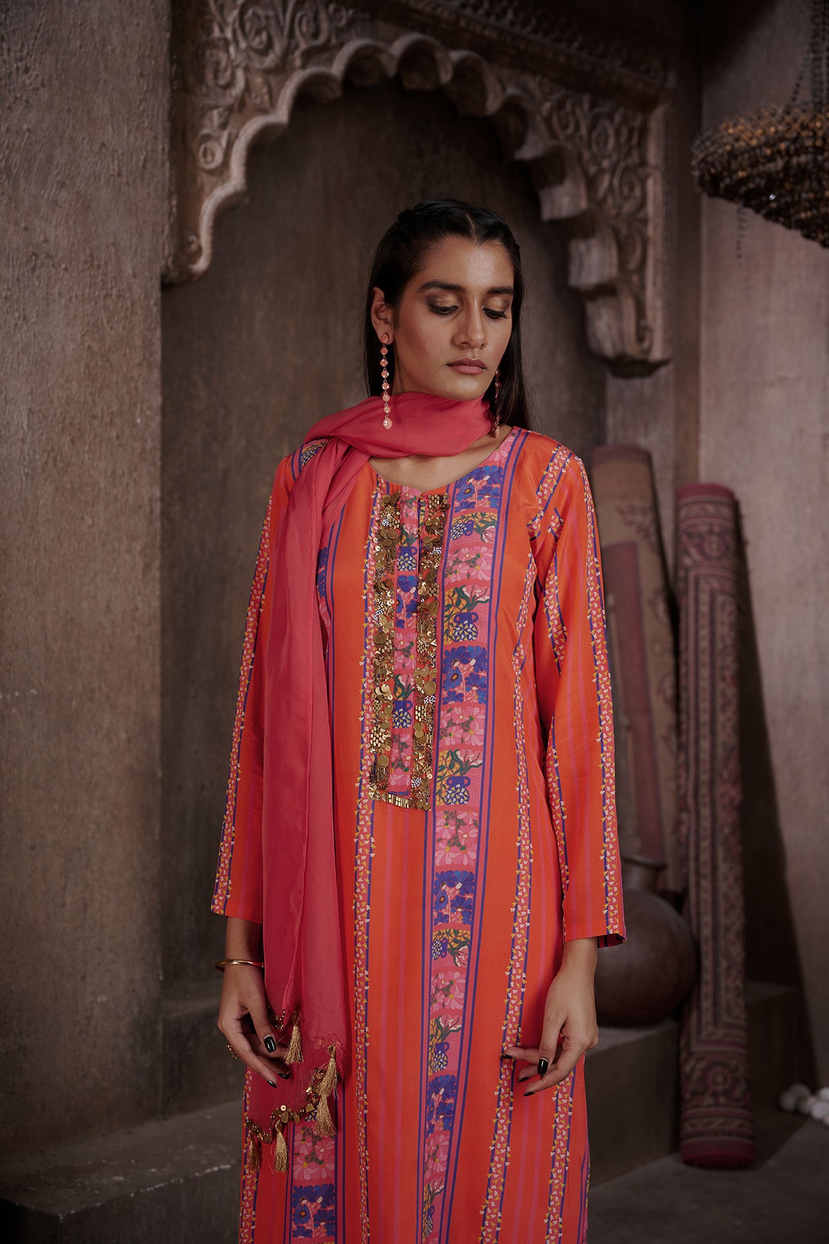 Zaha Straight Kurta Set