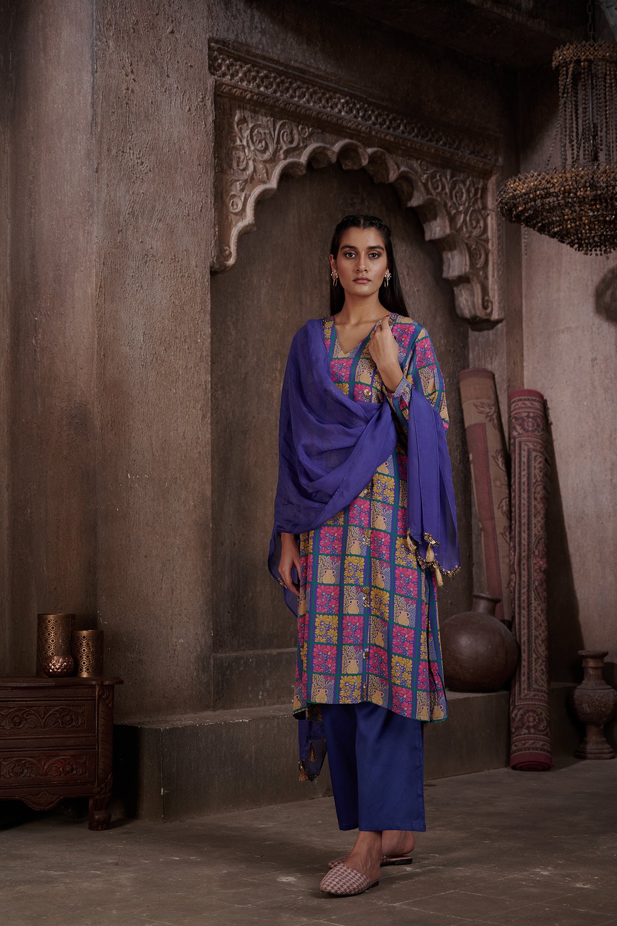 Zaha A-line Kurta Set