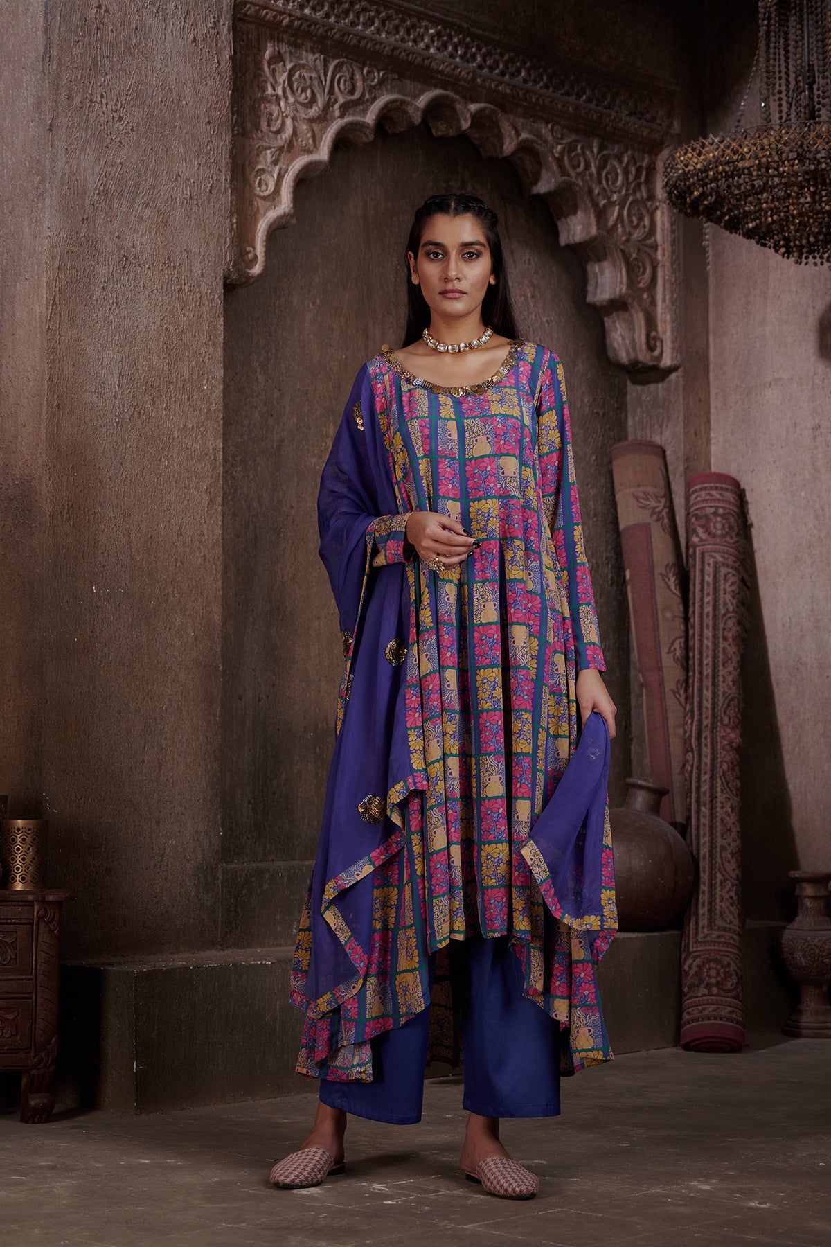 Zaha Anarkali Set