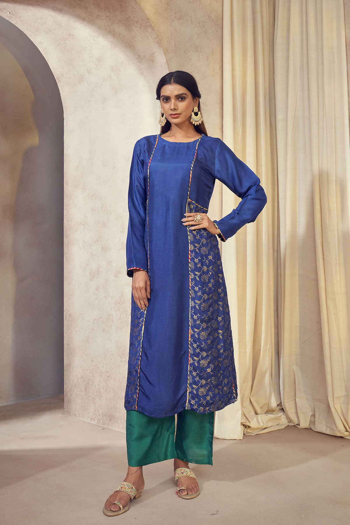 Tehzeeb Paneled kurta set