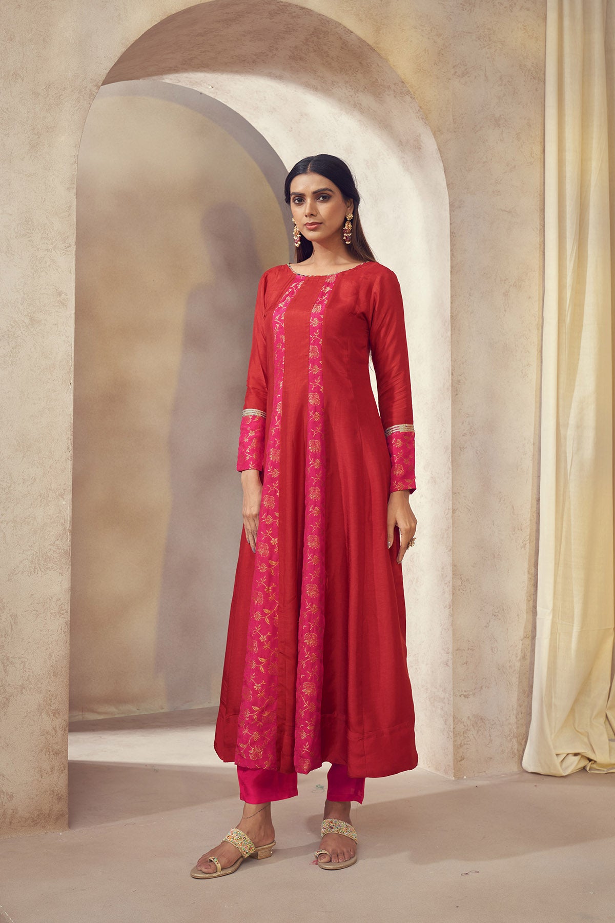 Tehzeeb Anarkali set