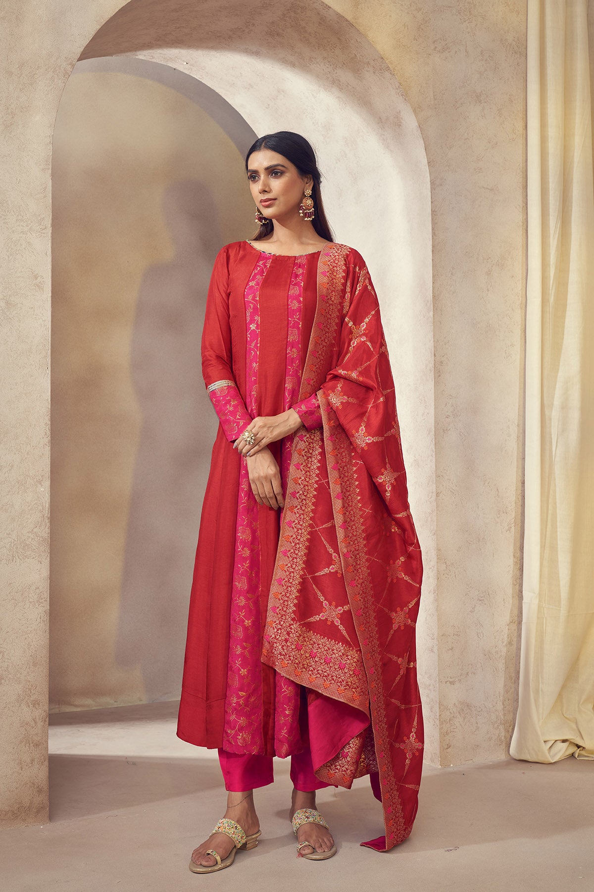 Tehzeeb Anarkali set